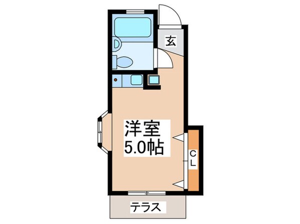 サングレイス寺山の物件間取画像